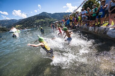 Swimming and running: IRONKIDS in Zell am See-Kaprun | © Johannes Radlwimmer