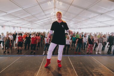 Workshops with well-known trainers at the Line Dance AlpFestival | © Zell am See-Kaprun Tourismus